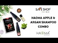 Haoma apple  argan shampoo combo  safe shop india