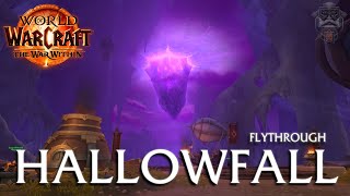 MOST BEAUTIFUL ZONE IN WOW?!  Hallowfall Flythrough