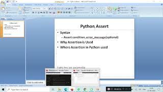 31  Python Assert