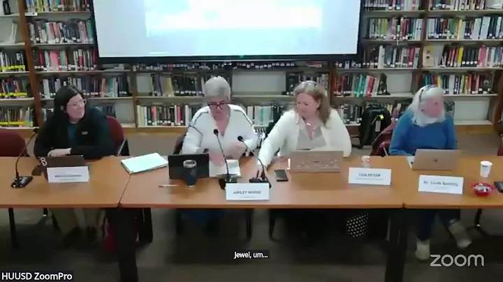 HUUSD School Board Meeting: Wed 12/17/25 @ 6:00 PM Part 1 Public Comment