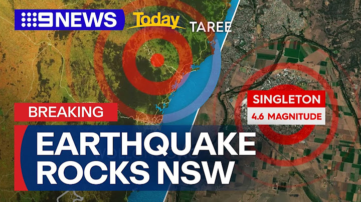 A 4.6 magnitude earthquake rocks NSW | 9 News Australia