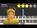 Iu   bbibbi  piano tutorial  sheet
