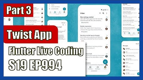 [Flutter] Flutter Live Coding EP994 (Twist App Part 3) | GetX