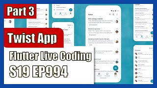 Celebrity [Flutter] Flutter Live Coding EP994 (Twist App Part 3) | GetX Profile