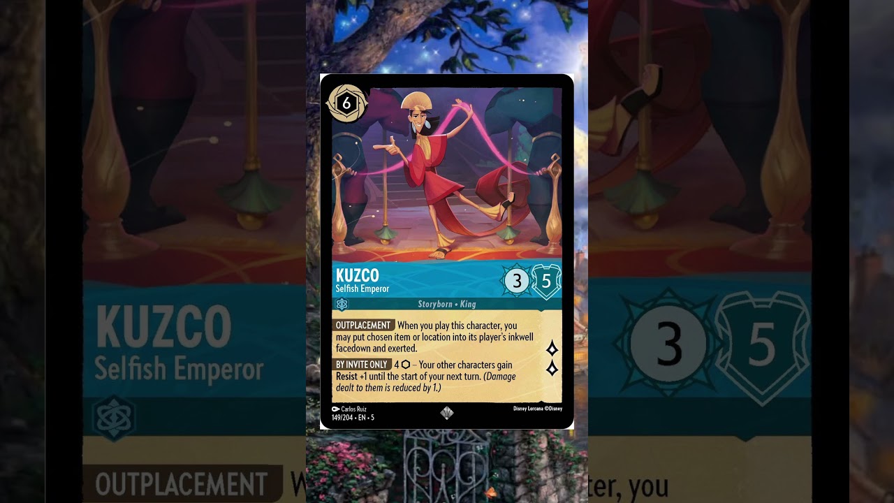 kuzco lorcana card Lorcana - Reign of Jafar - Kuzco - Impulsive Llama (Rare) main image 0