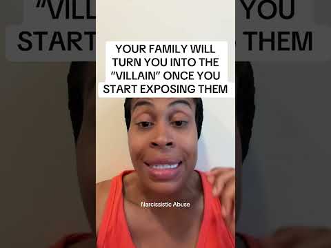 YOU WILL BECOME THE VILLAIN ONCE YOU START EXPOSING YOUR FAMILY #narcissist #narcissisticabuse