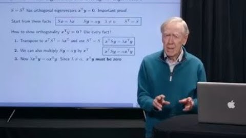 Part 4: Eigenvalues and Eigenvectors