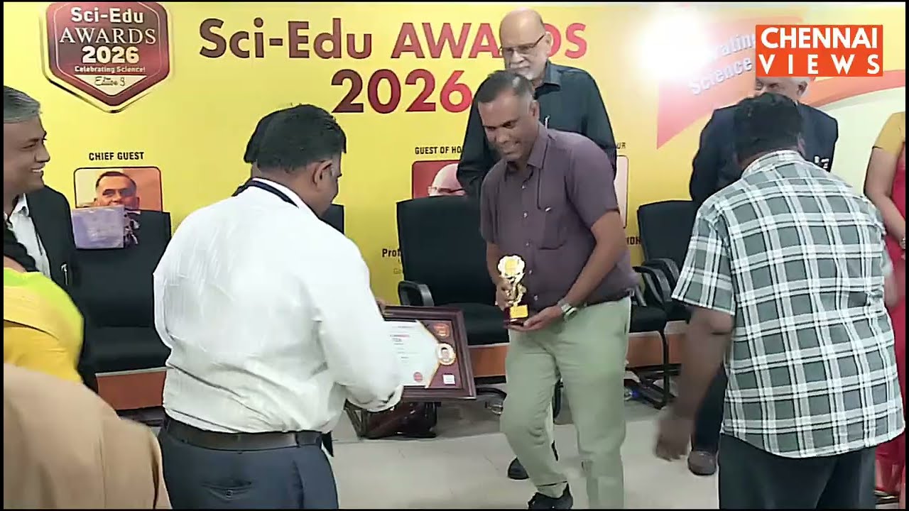 National Science Day Celebration Sci-Edu Awards 2026 Chennai #chennaiviewsone