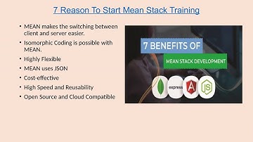 Reason To Start Mean Stack Online Training