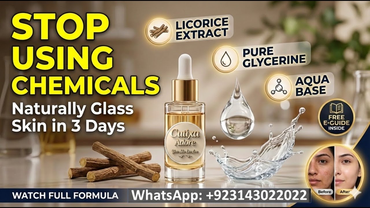 Natural Licorice Skincare Extract | Brighten & Soothe Skin Naturally | CutiXa Adore