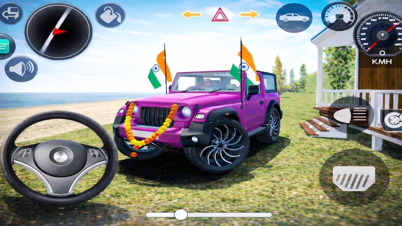 Modified Mahindra Thar 😈 Car Games: Indian Car (Gadi Wala Game) - Car Game Android Gameplay