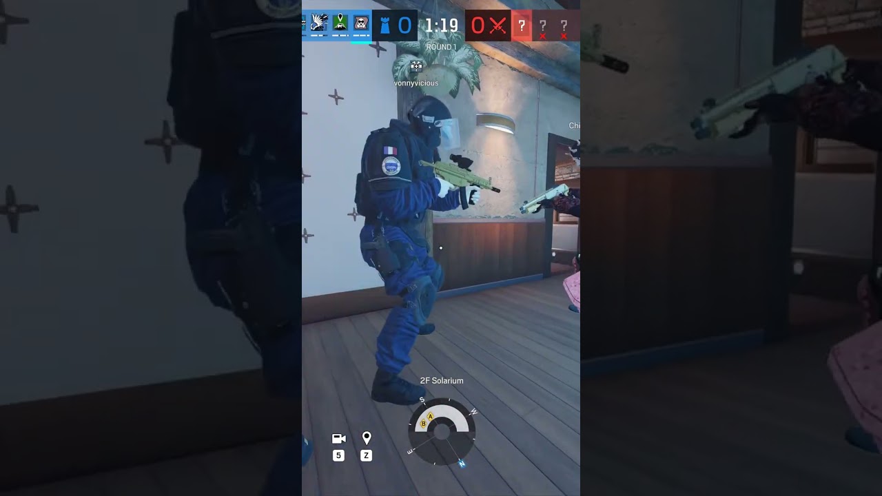 Average ranked teammates interaction in Siege