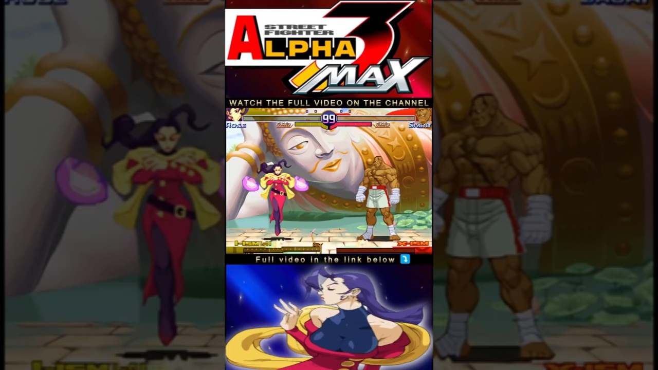 AMAZING custom combo in Street Fighter Alpha 3 Max🔥