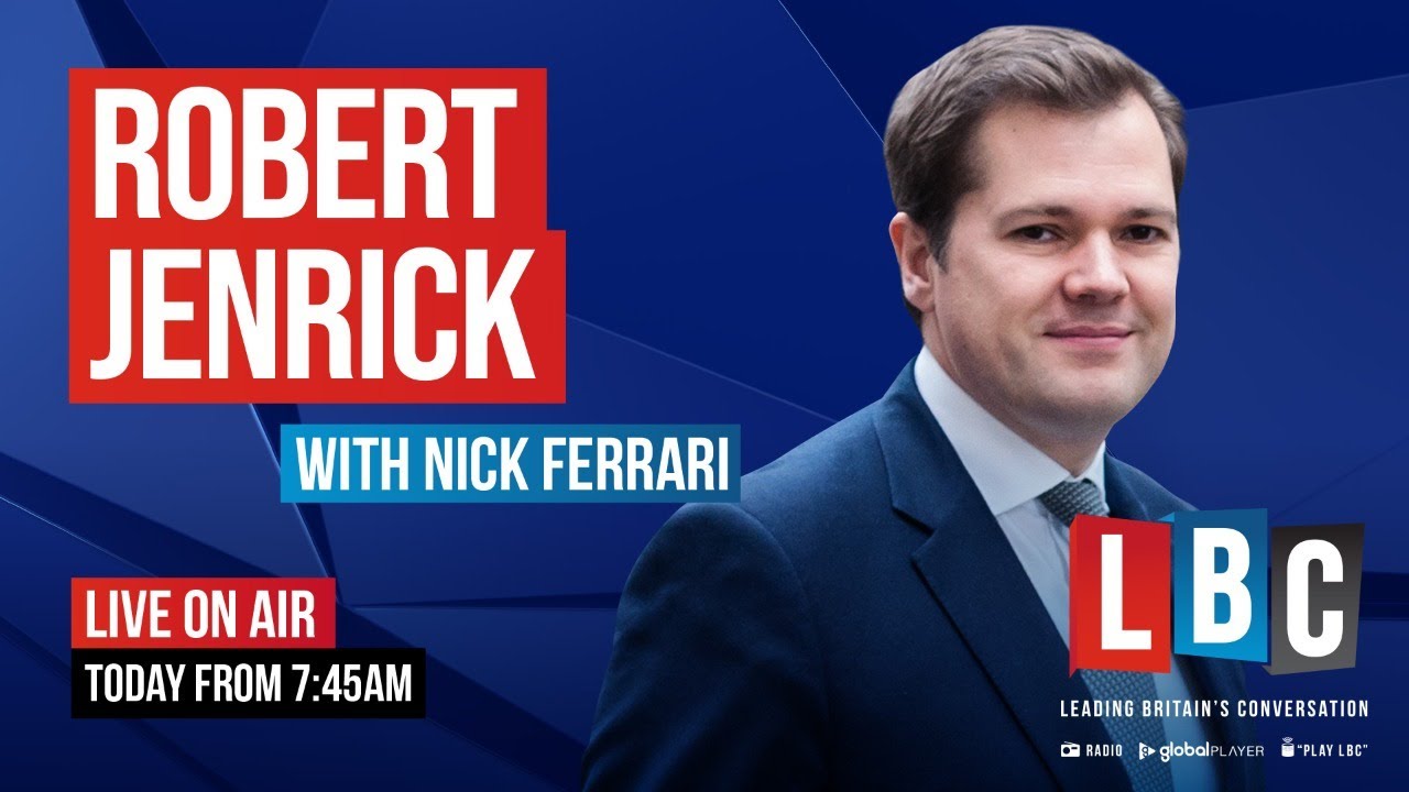 Housing Secretary Robert Jenrick on LBC | watch live