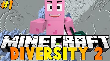 Minecraft : Diversity 2 Custom Map Episode 1 - THE DROPPER!