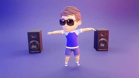 Kid Dancer | 3D Character dances to Once Was by Kwon - [Blender 3D Animation]