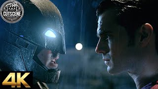 [4K UHD IMAX] Batman VS. Superman Fight PART I CUTSCENE | Batman V Superman (2016)