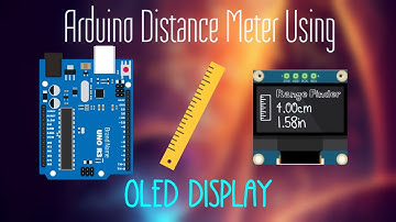 Arduino Distance Meter Using Ultrasonic Sensor & OLED Display 📏📏✅✅
