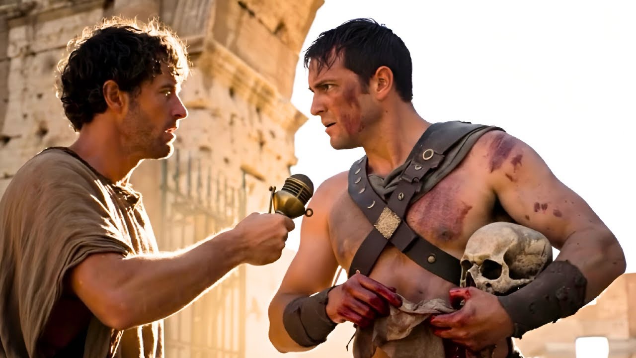 AI Interviews Gladiators & Spectators at the Roman Colosseum - YouTube