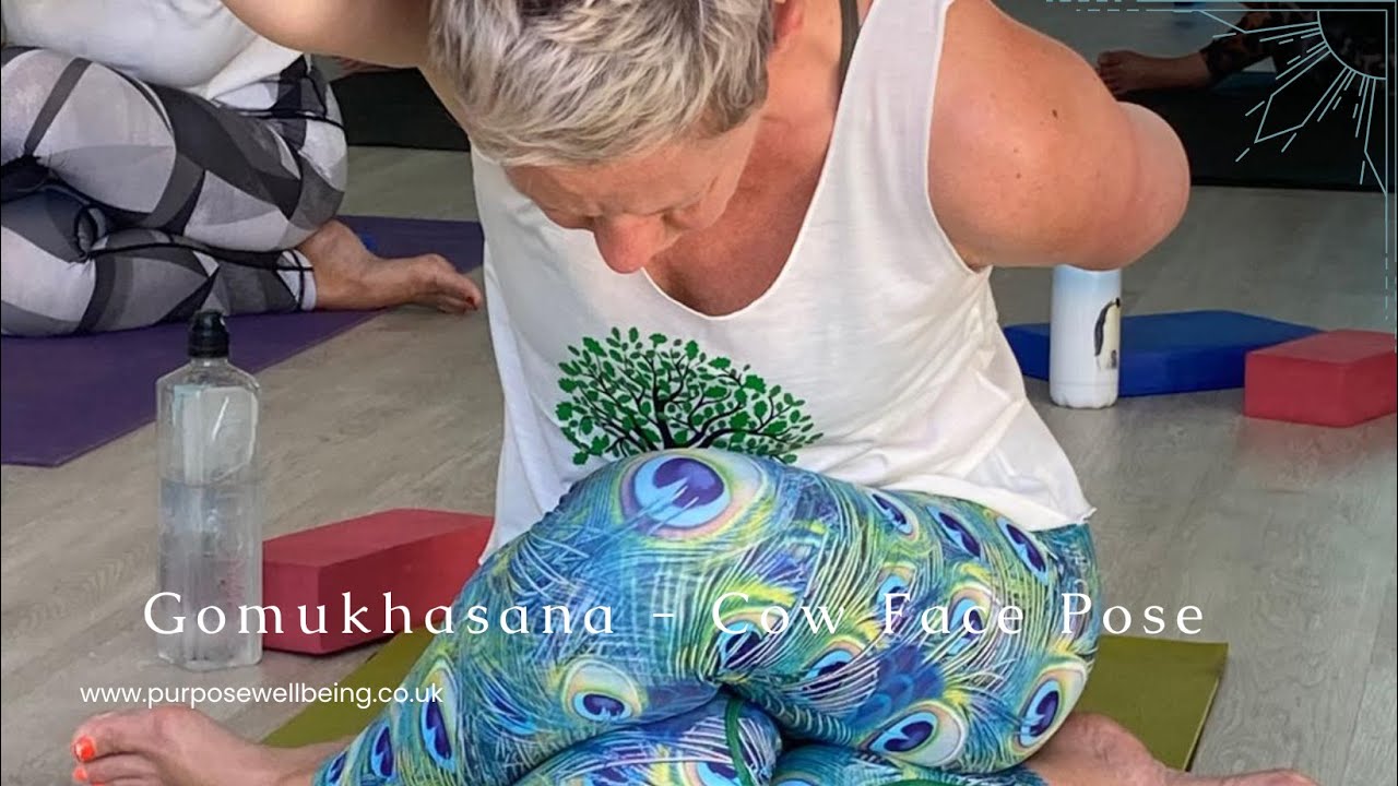 Gomukasana - Cow face Yoga Pose