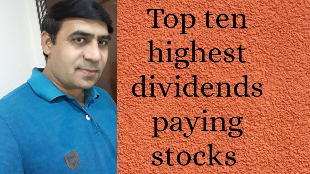 Top Ten Highest Dividend Paying Stocks In Pakistan YouTube