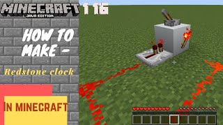 Celebrity How to make a redstone clock in minecraft java edition 1.16 Net Worth