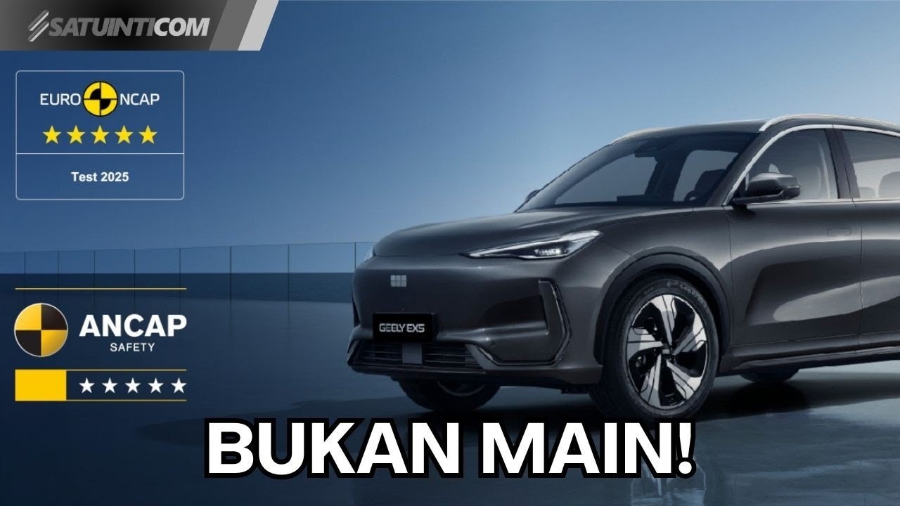 GEELY EX5 ПОЛУЧИЛ 5 ЗВЕЗД EURO NCAP И ANCAP! | satuinticom