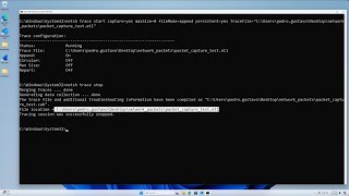 Network Packets Collection using Wireshark and Netsh on Windows11