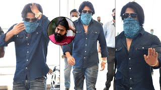 EXCLUSIVE VIDEO: Real GANGSTER Rocky Bhai Yash Spotted At Hyderabad Airport | #KGF2 | Daily Culture