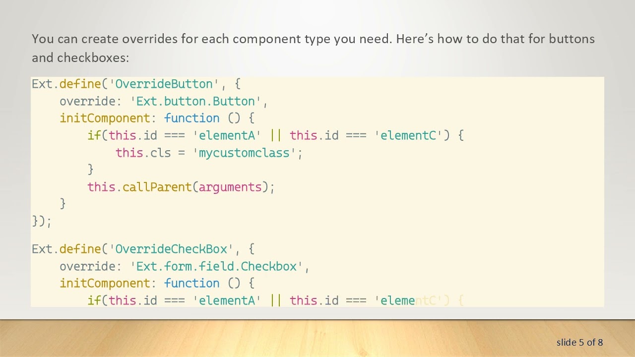 How to Add a CSS Class to Specific ExtJS Xtype Elements Dynamically