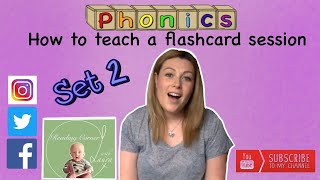 Phonics Set 2 Sounds | Parents Guide to Phonics | Set 2 Flashcards