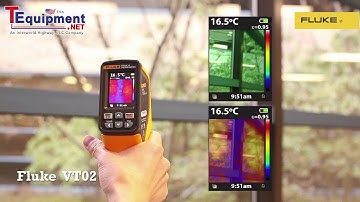 Fluke VT02 Checks Windows For Energy Leaks