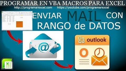 173 🔴 Como ENVIAR MAIL con 🔥 EXCEL Mediante Outlook con RANGO de DATOS en CUERPO de MENSAJE