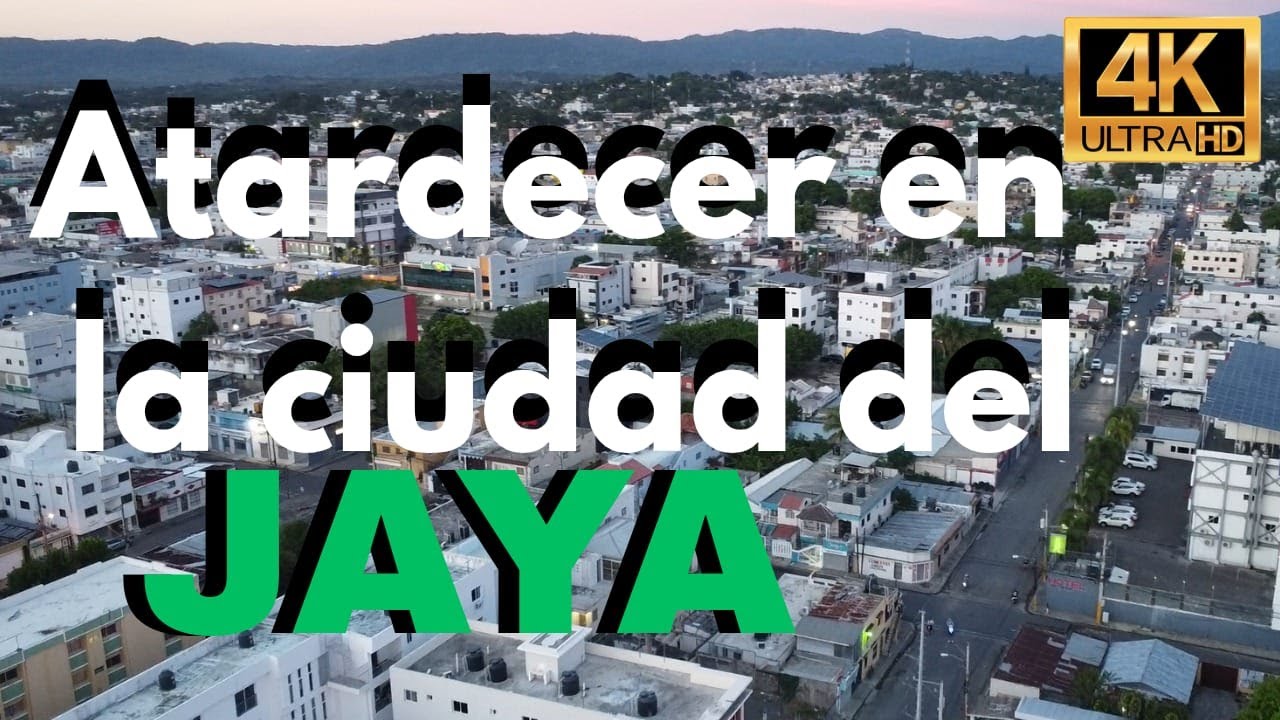 EL BELLO ATARDECER de SAN FRANCISCO DE MACORIS 🌅 LA CIUDAD DEL JAYA DESDE EL CIELO 