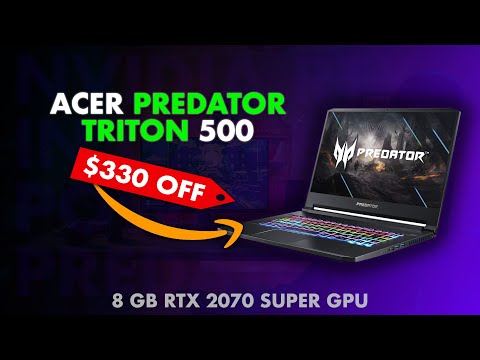 🧨Acer Predator Triton 500 HUGE DISCOUNT! Save $330! Gaming Laptop, Intel i7-10750H, RTX 2070 #shorts