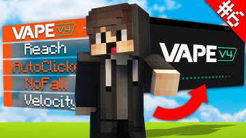 cheating on garbage servers #6 - killaura, bhop & scaffold bypass with vape v4