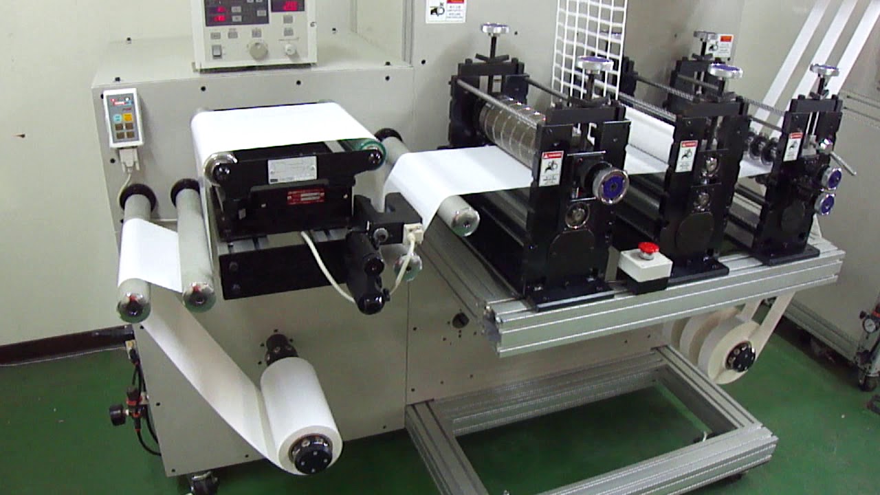 Rdc Machine Die Cutting Machine-RDC3輪轉模切機 - YouTube
