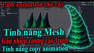DragonBone #5: Hướng dẫn tính năng Mesh và Duplicate Bones