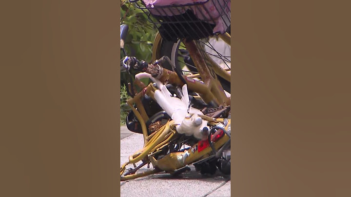【折れ曲がった自転車】マンションから男性が転落…下にいた自転車の人と接触し２人死亡　#shorts