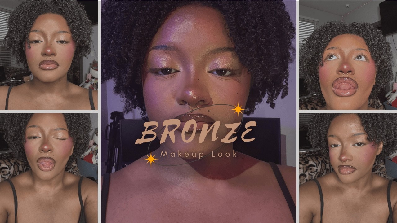 BRONZE MAKEUP TUTORIAL!