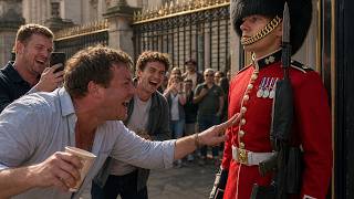 Fifty Pounds Said He Could Make the King's Guard Laugh — He Poked Him Once and Left in Cuffs