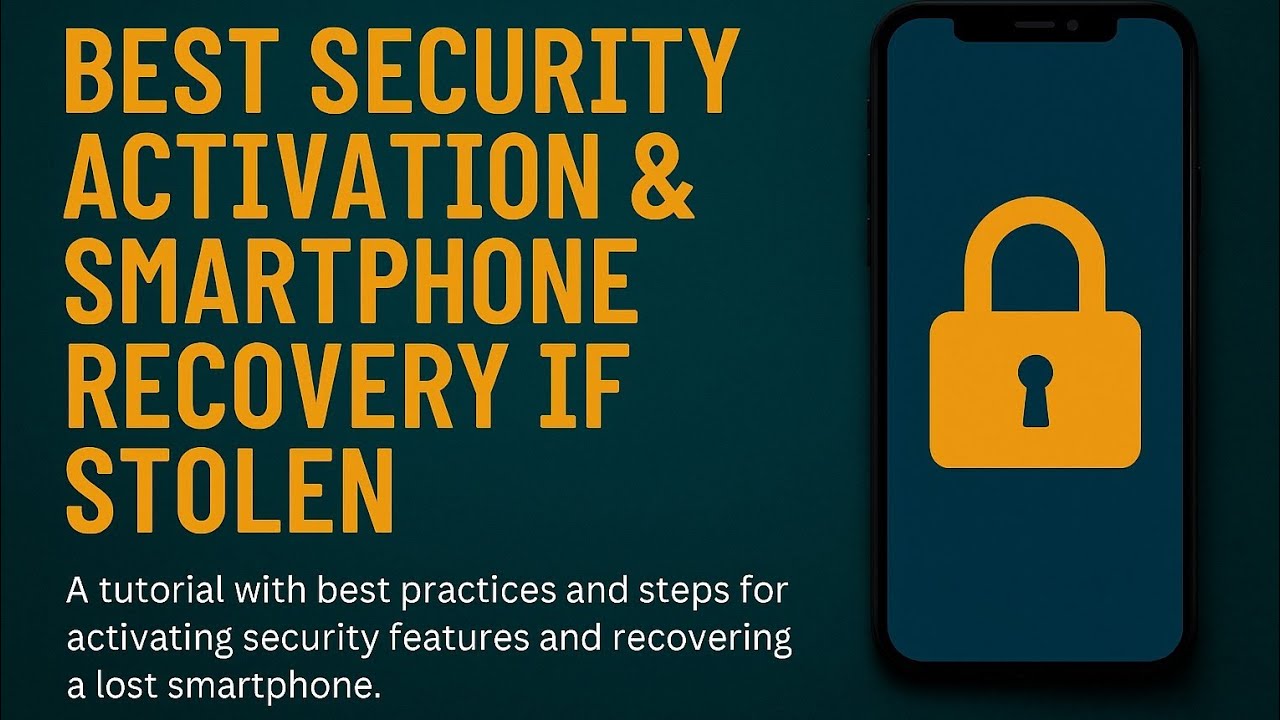 Smartphone Security & Recovery: Protect Your Device from Theft - YouTube