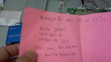 Vizio M550NV main board functionality proof B.Cleveland