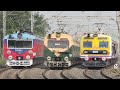 FASTEST🔥105 Kmph EMU &amp; MEMU Trains Compiation of ER &amp; SER Zones