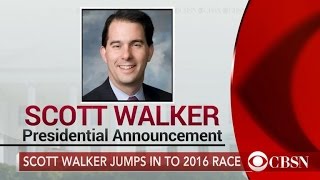 Wis. governor Scott Walker joins presidential primary