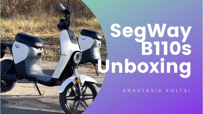  Segway e-Mofa B110S Dunkelgrau-Schwarz Elektro