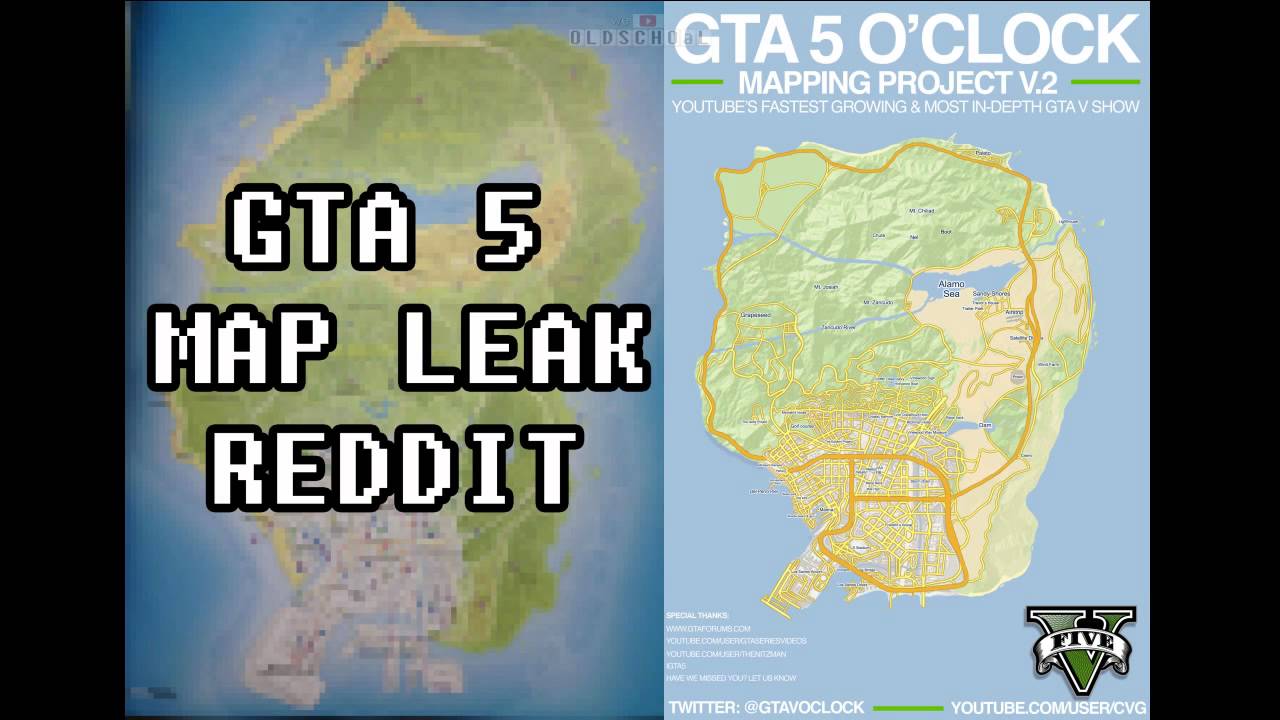 GTA 5 - Top News: Offizielle Karte veröffentlicht!