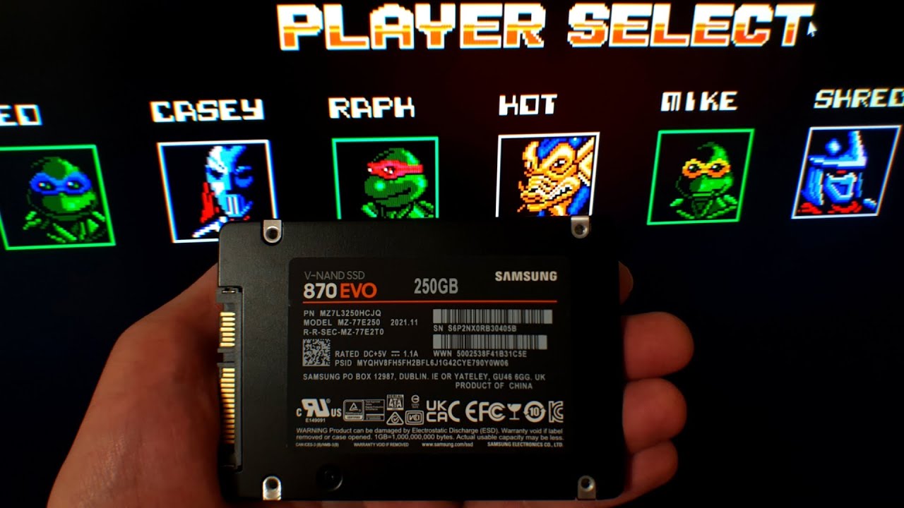 SSD Samsung 870 Evo, как выглядит оригинал