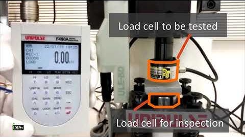 UNIPULSE F490A: Periodic & Quick Load Check with Handheld Indicator