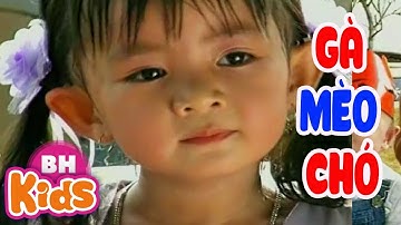 Xuân Mai ♫♫ Gà Trống Mèo Con và Cún Con ♫ Nhạc Thiếu Nhi Vui Nhộn Xuân Mai